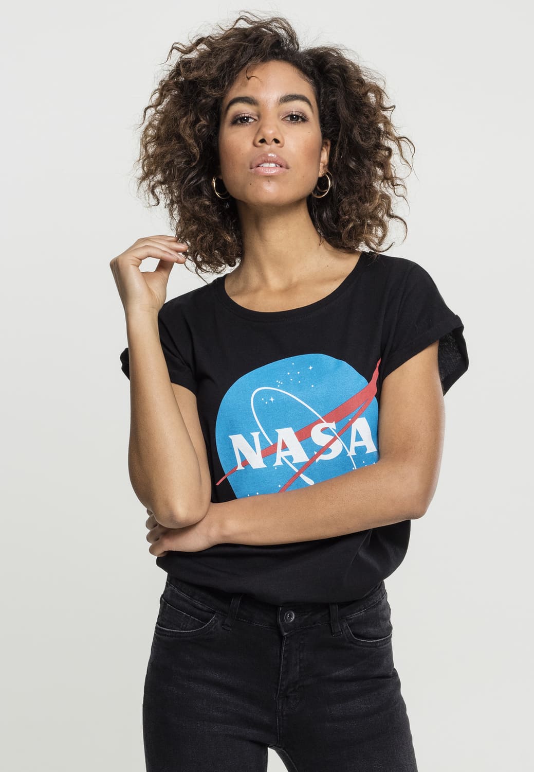 MT614-00007-0060 T-shirt NASA Insignia donna nero XXL