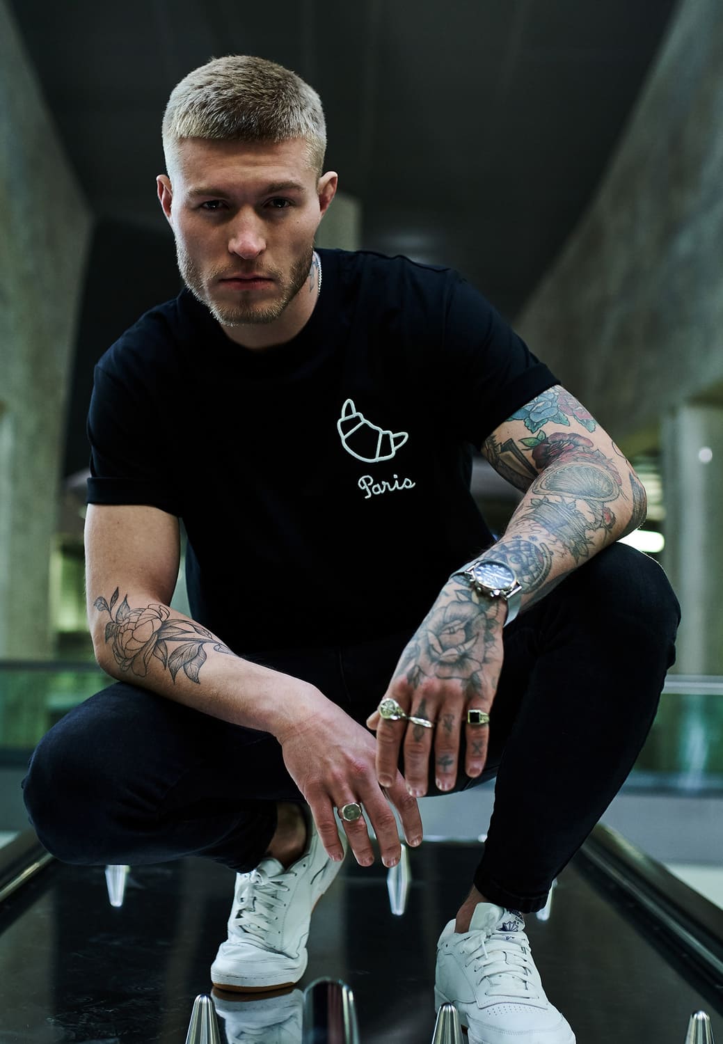 MT674-00007-0060 T-shirt Paris nero XXL