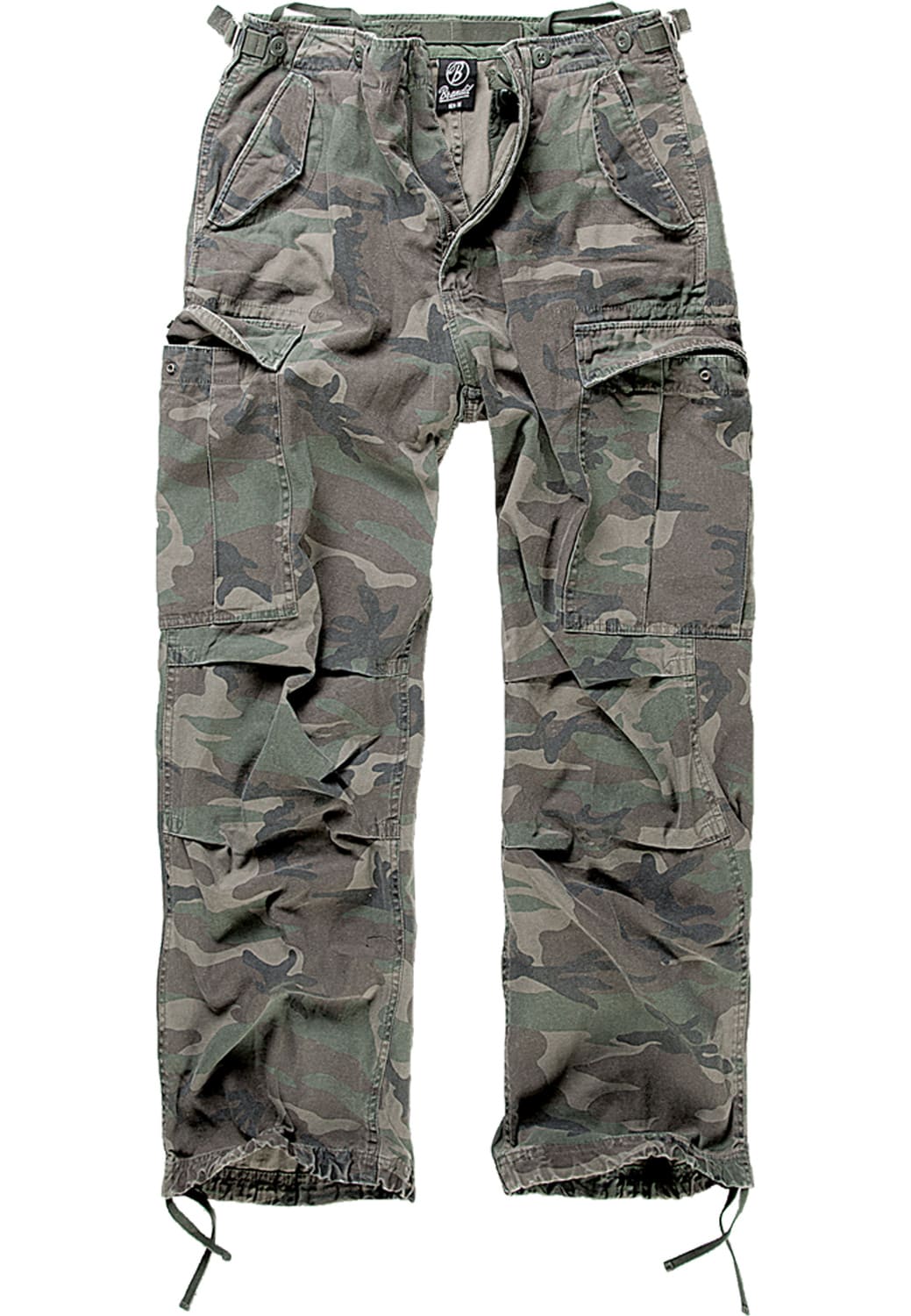 BD1001-00775-0231 Pantaloni cargo M-65 Vintage Brandit oliva camo 7XL