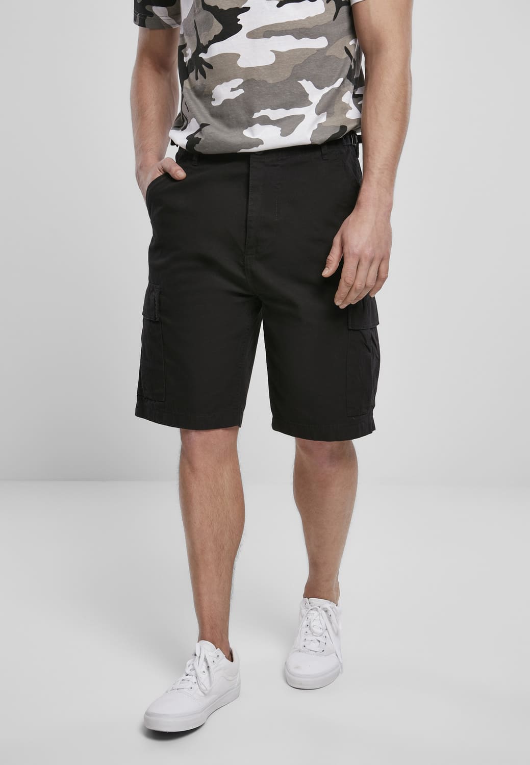 BD2019-00007-0231 Pantaloncini cargo BDU Ripstop Brandit nero 7XL