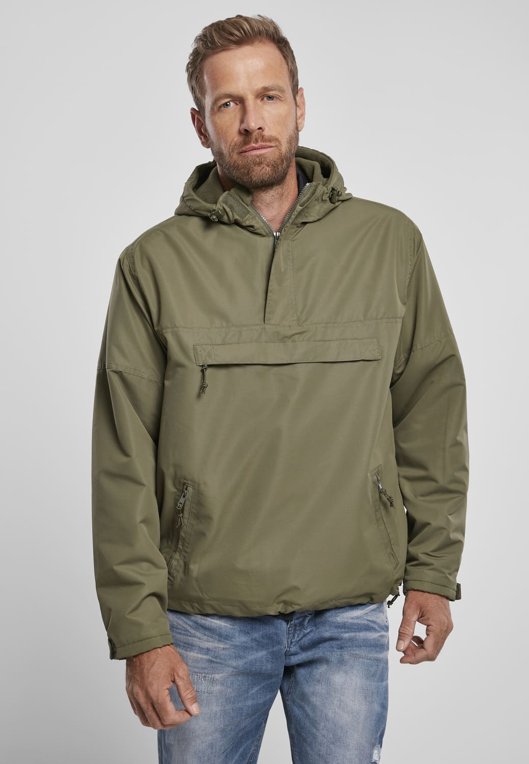BD3001-00176-0060 Giacca a vento Fleece Pull-Over Brandit oliva XXL