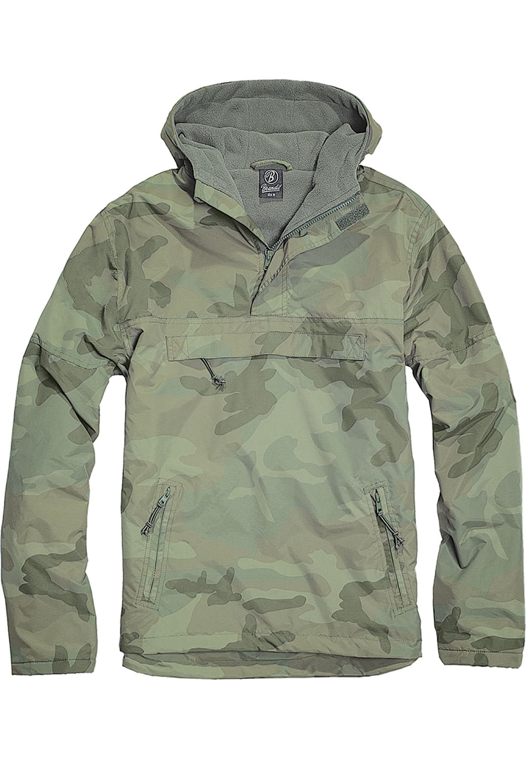 BD3001-00775-0060 Giacca a vento Fleece Pull-Over Brandit oliva camo XXL