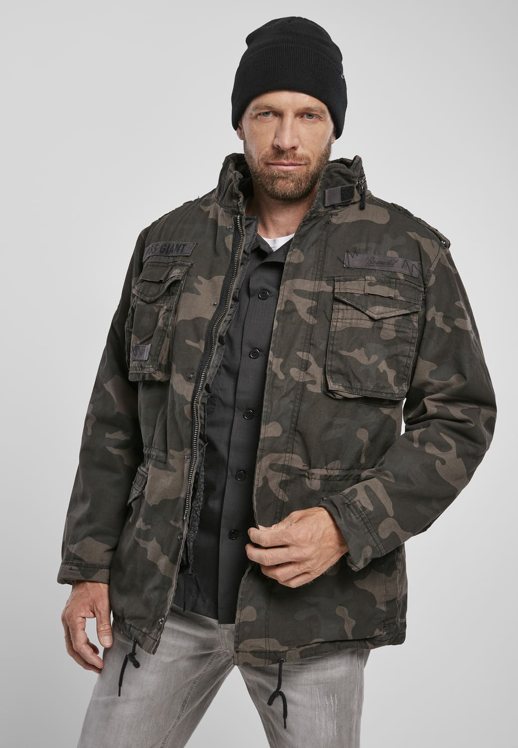 BD3101-00707-0231 Giacca M-65 Giant Brandit dark camo 7XL