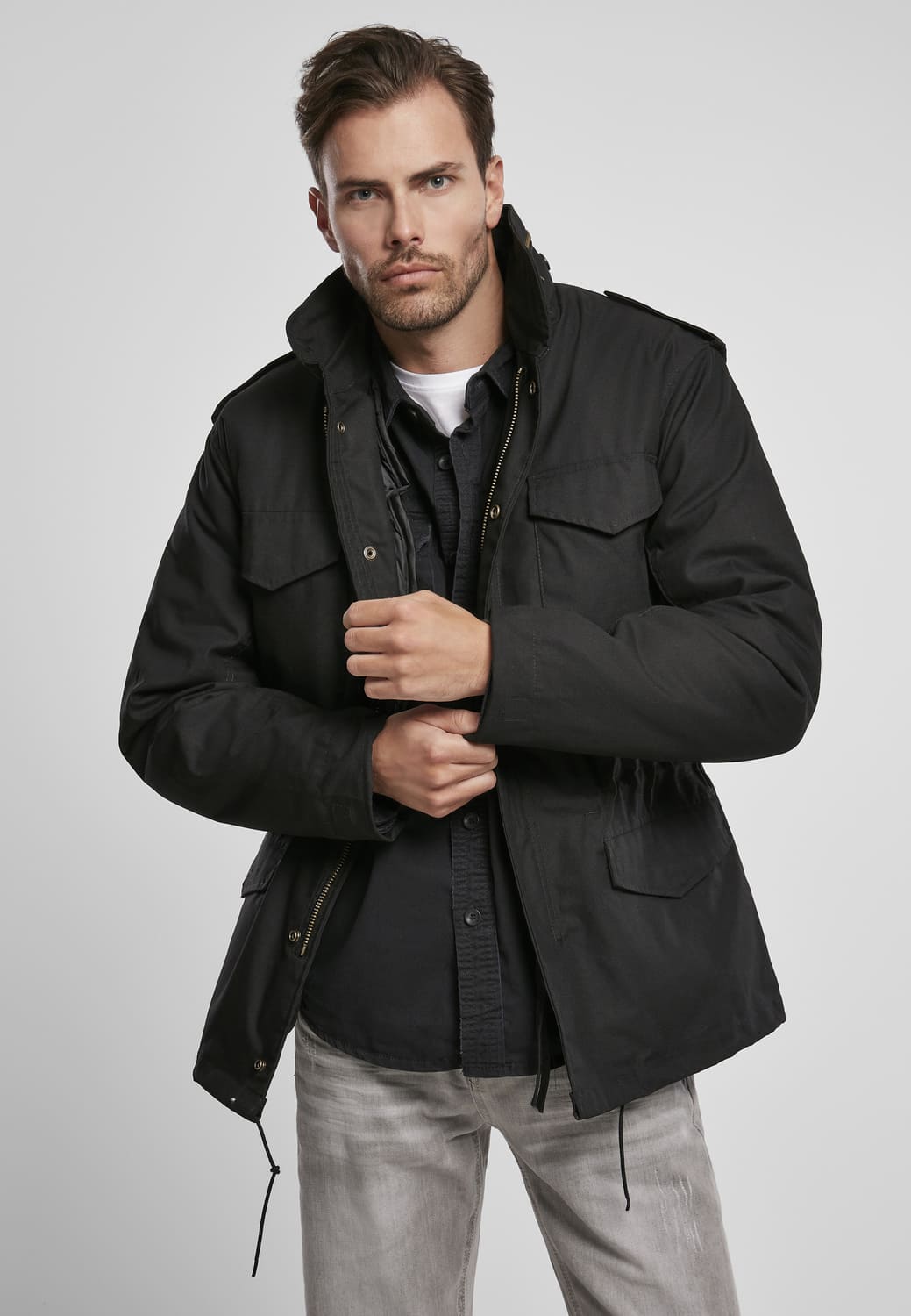 BD3108-00007-0231 Giacca di combattimento M-65 Brandit nero 7XL