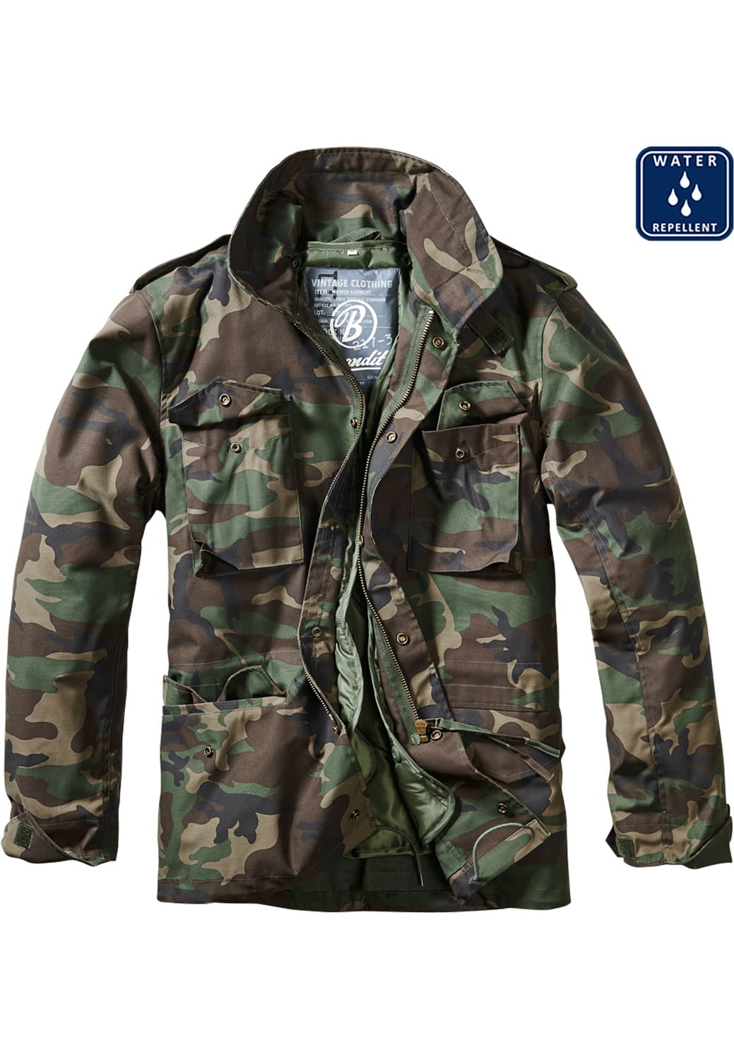 BD3108-00775-0060 Giacca di combattimento M-65 Brandit oliva camo XXL