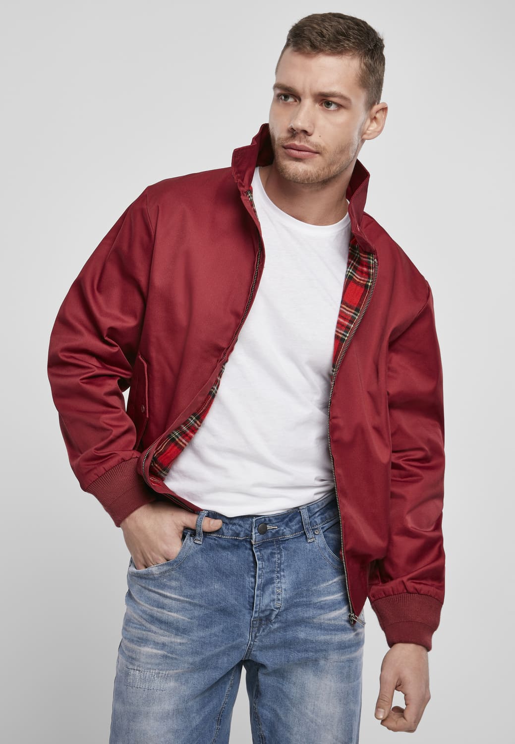 BD3111-00308-0060 Giacca Harrington Lord Canterbury bordeaux XXL
