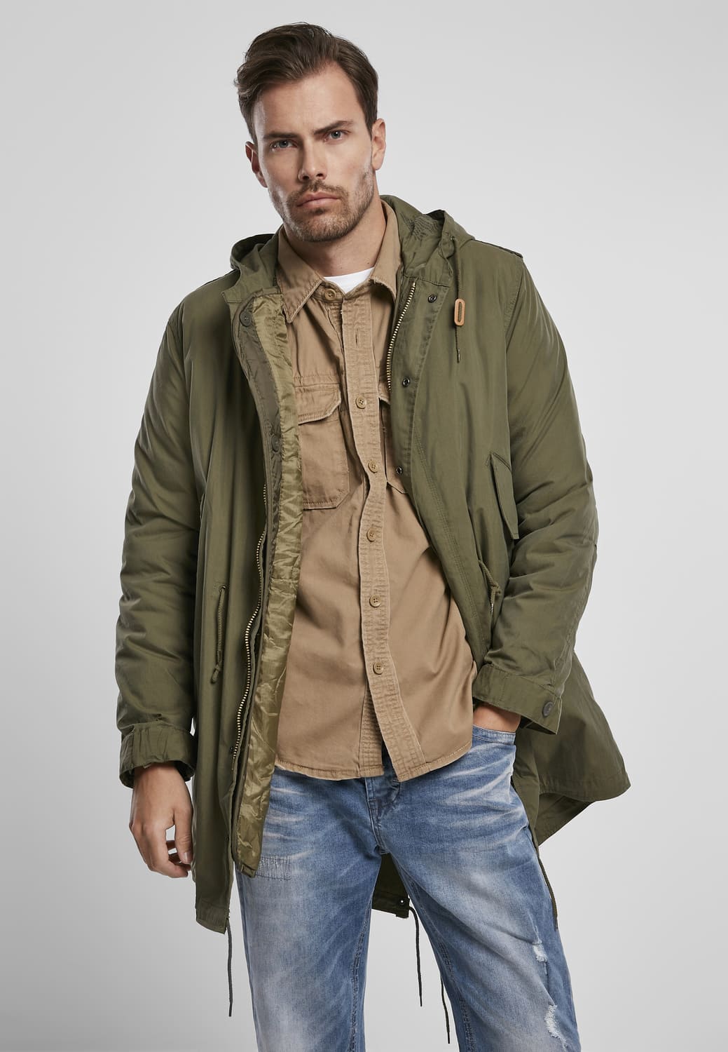 BD3164-00176-0060 Giacca eskimo US M51 Brandit oliva XXL