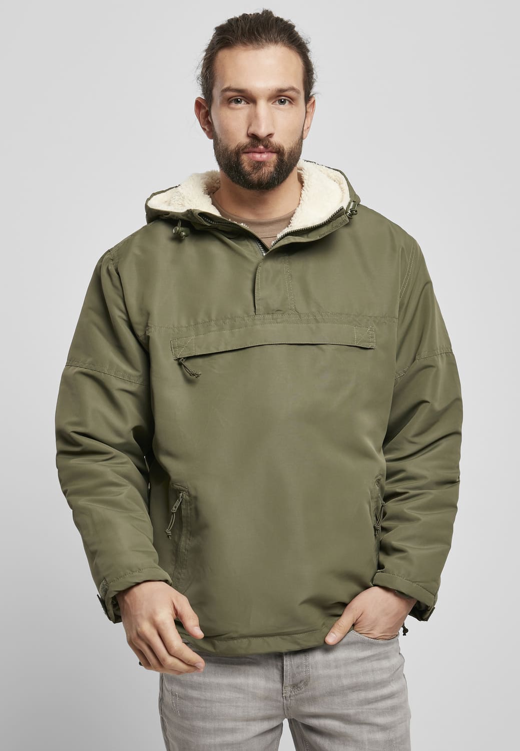 BD3173-00176-0060 Giacca a vento Sherpa Brandit oliva XXL