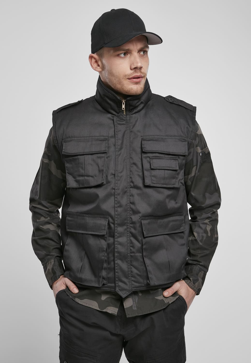 BD4014-00007-0060 Gilet ranger Brandit nero XXL