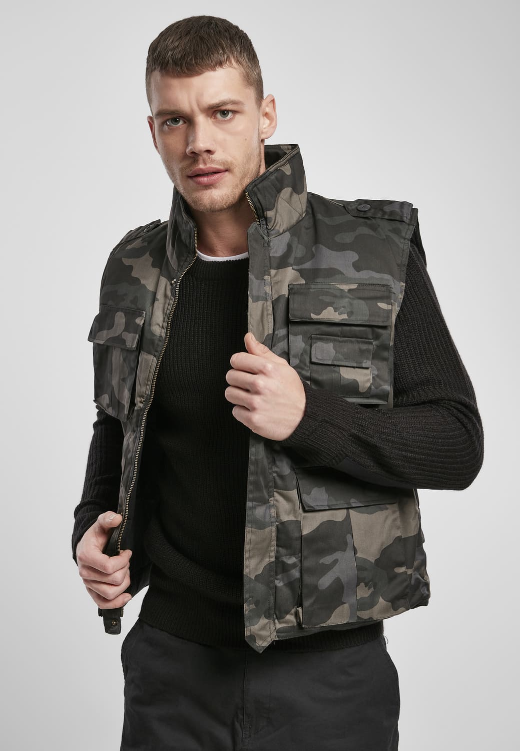BD4014-00784-0060 Gilet ranger Brandit dark camo XXL