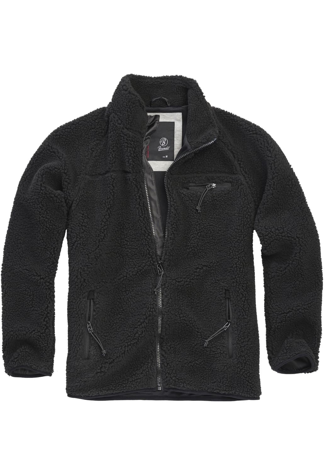 BD5021-00007-0060 Giacca Teddyfleece Brandit nero XXL