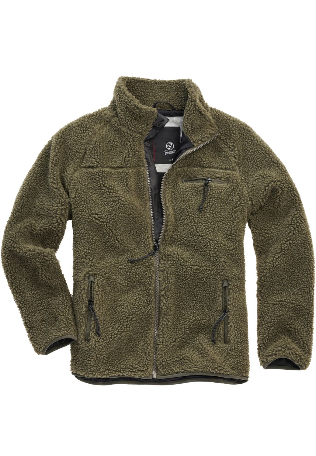 BD5021-00176-0060 Giacca Teddyfleece Brandit oliva XXL