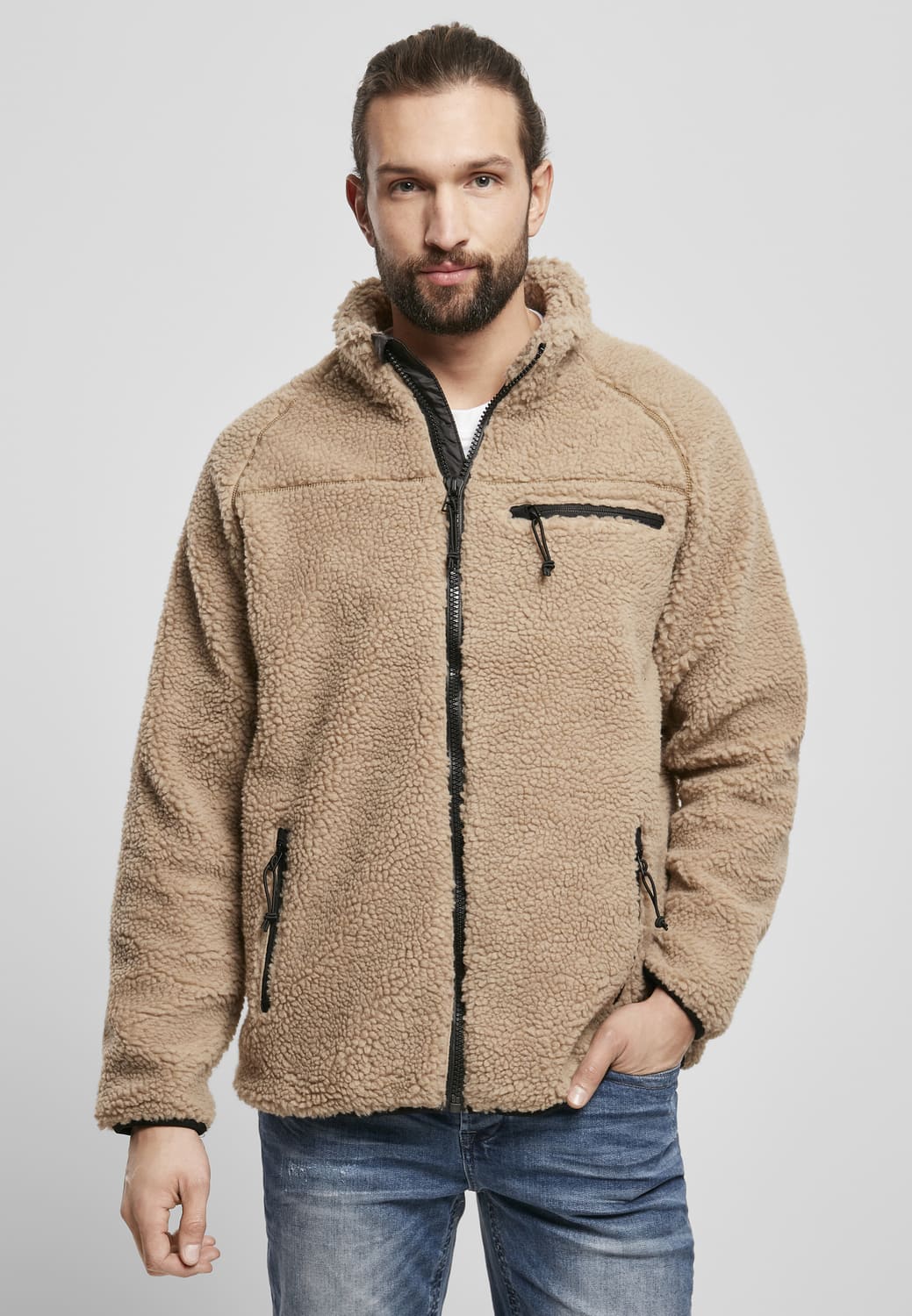 BD5021-00804-0060 Giacca Teddyfleece Brandit camel XXL