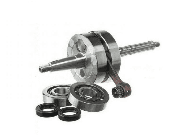 9926220 crankshaft tpr stroke 39.3 connecting rod 85 piaggio + bearings and oil seals (also for maxikit 9928390)