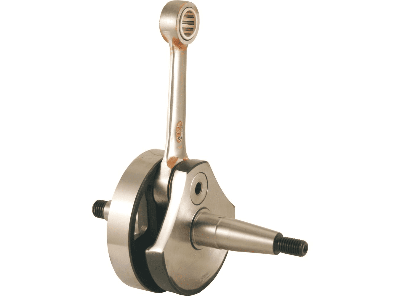 100030250 crankshaft rms racing piaggio vespa et3 125 125cc 1976-1983 balanced, polished connecting rod and hq roller cage