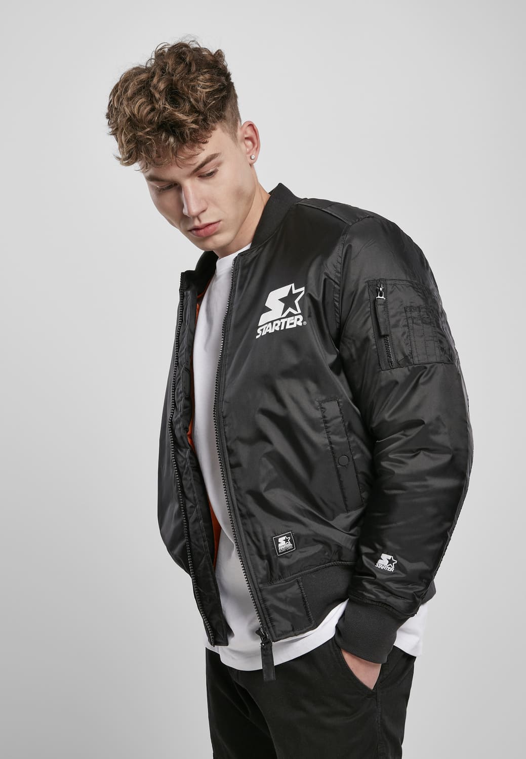 ST006-00007-0060 Bomber The Classic Logo Starter nero XXL