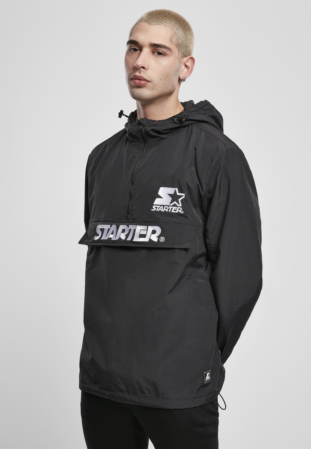 ST010-00007-0060 Giacca a vento The Classic Logo Starter nero XXL