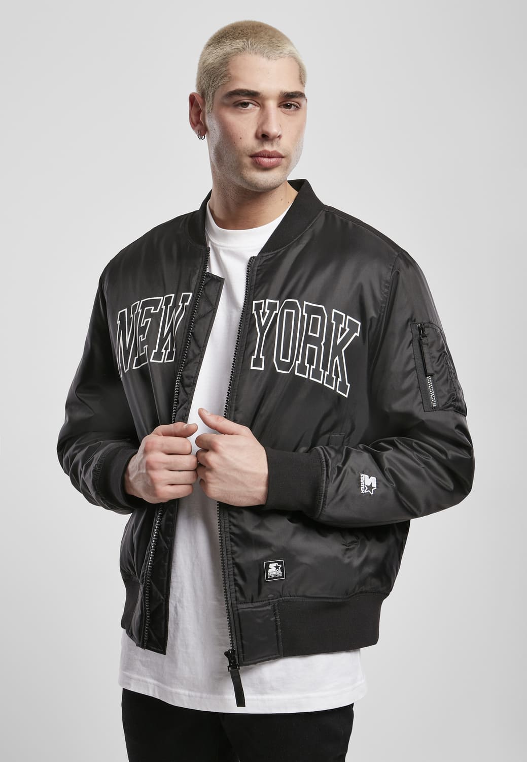 ST013-00007-0060 Bomber New York Starter nero XXL