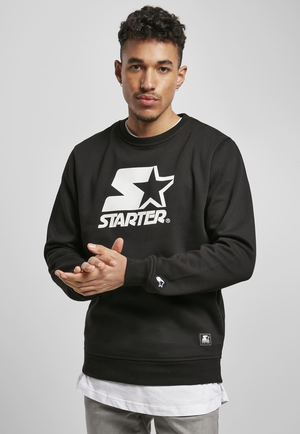 ST127-00007-0060 Maglione girocollo Logo Starter nero XXL