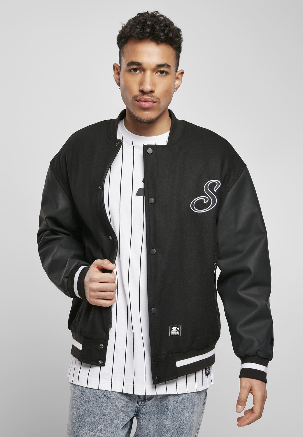 ST142-00007-0060 Giacca college Script Starter nero XXL