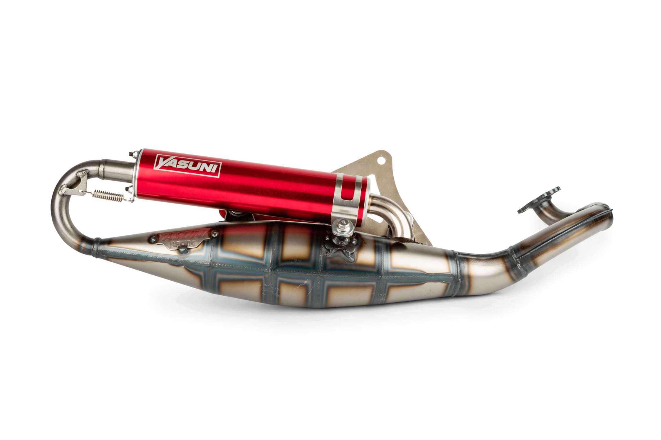 YAS225R Marmitta Yasuni R Red fortuna Peugeot orizzontale AC / Morini, COD: YAS225R