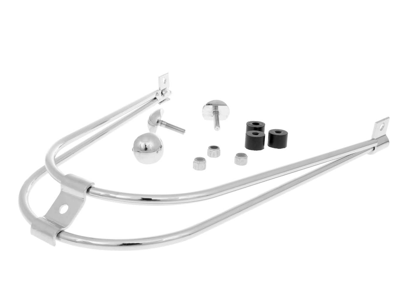 WB-30483 Paraurti Buzzetti cromato Piaggio Liberty 50 / 125 / 150, COD: WB-30483