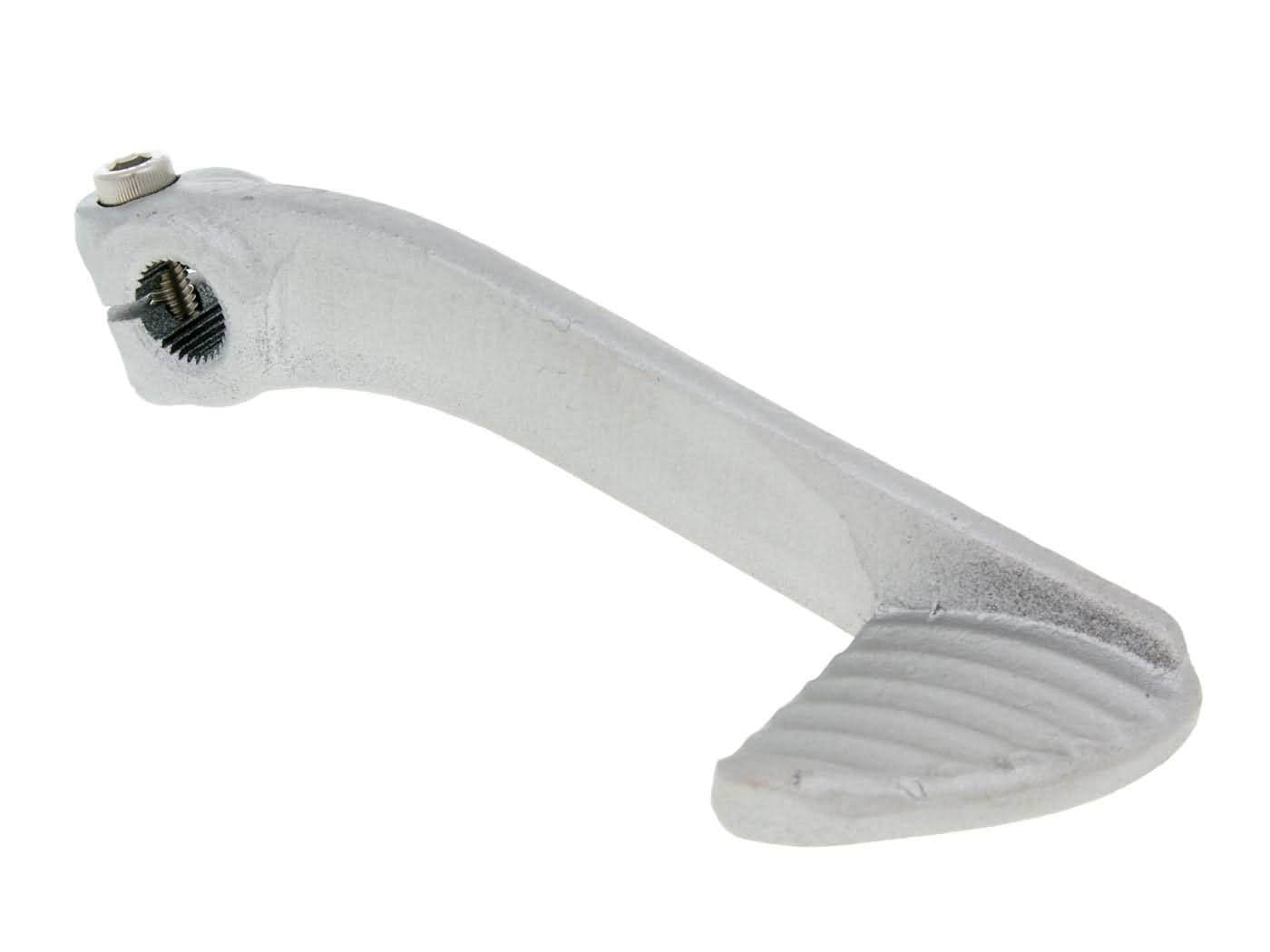 WB-30479 Pedivella avviamento Buzzetti acciaio argento Peugeot 50 / 100cc, COD: WB-30479