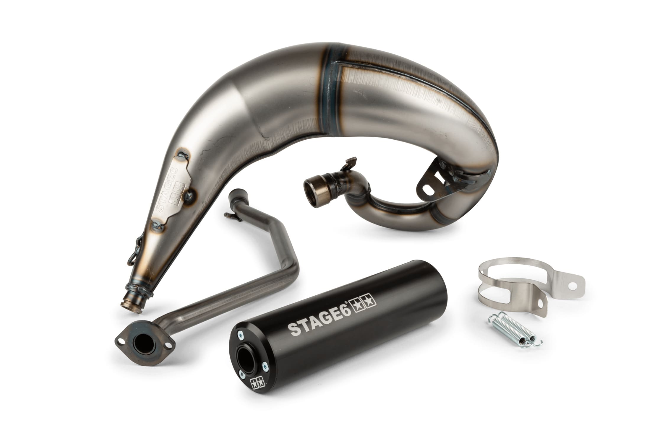 S6-9118835/BK Marmitta Stage6 Streetrace montaggio alto CNC nero Beta RR 2012 / HM / Vent, COD: S6-9118835/BK