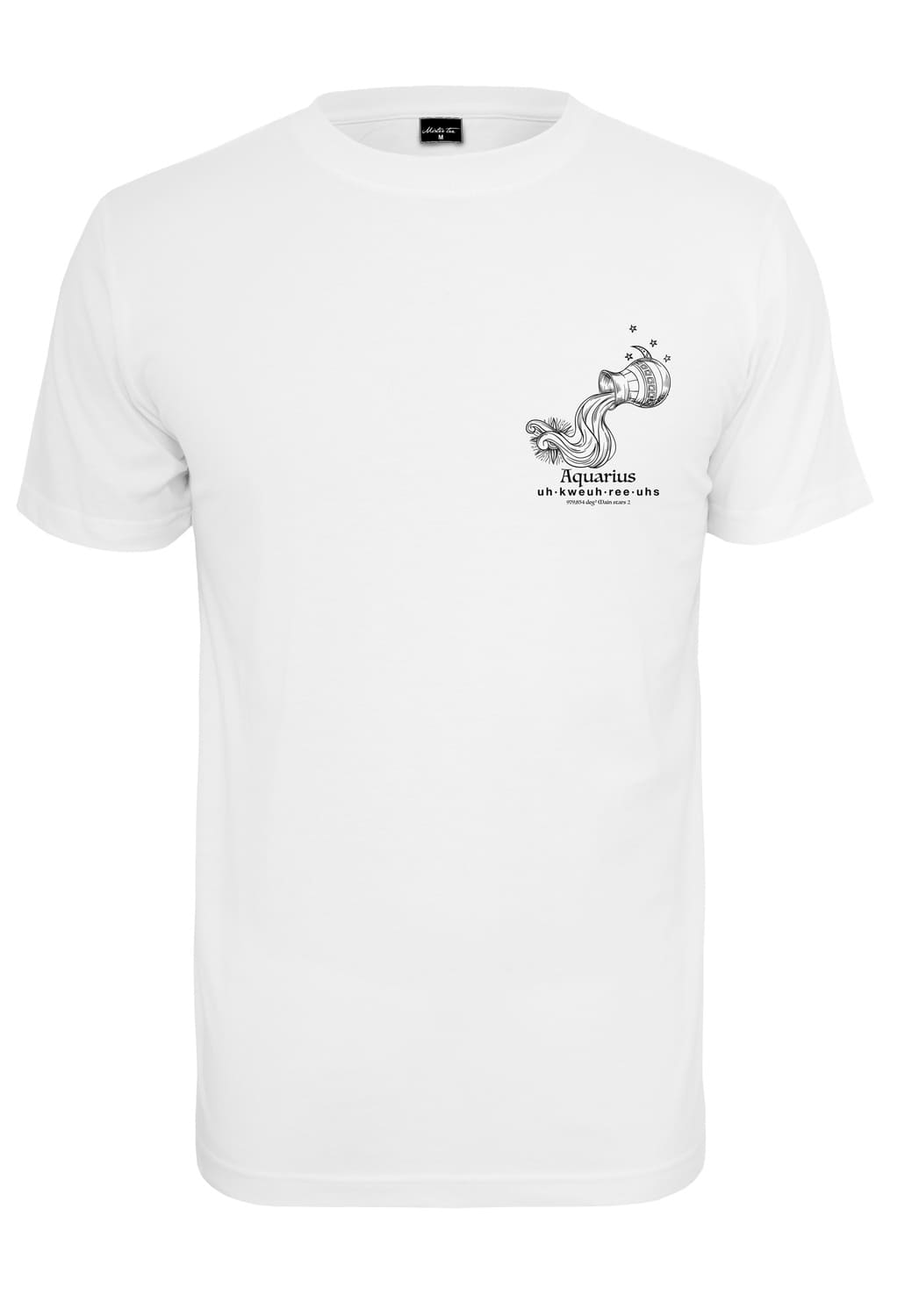 MT1868-00220-0060 T-shirt Astro Aquarius / Aquario bianco XXL