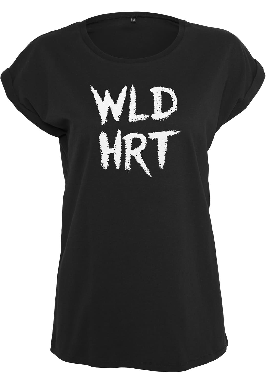 MT1875-00007-0058 T-shirt WLD HRT donna nero XS