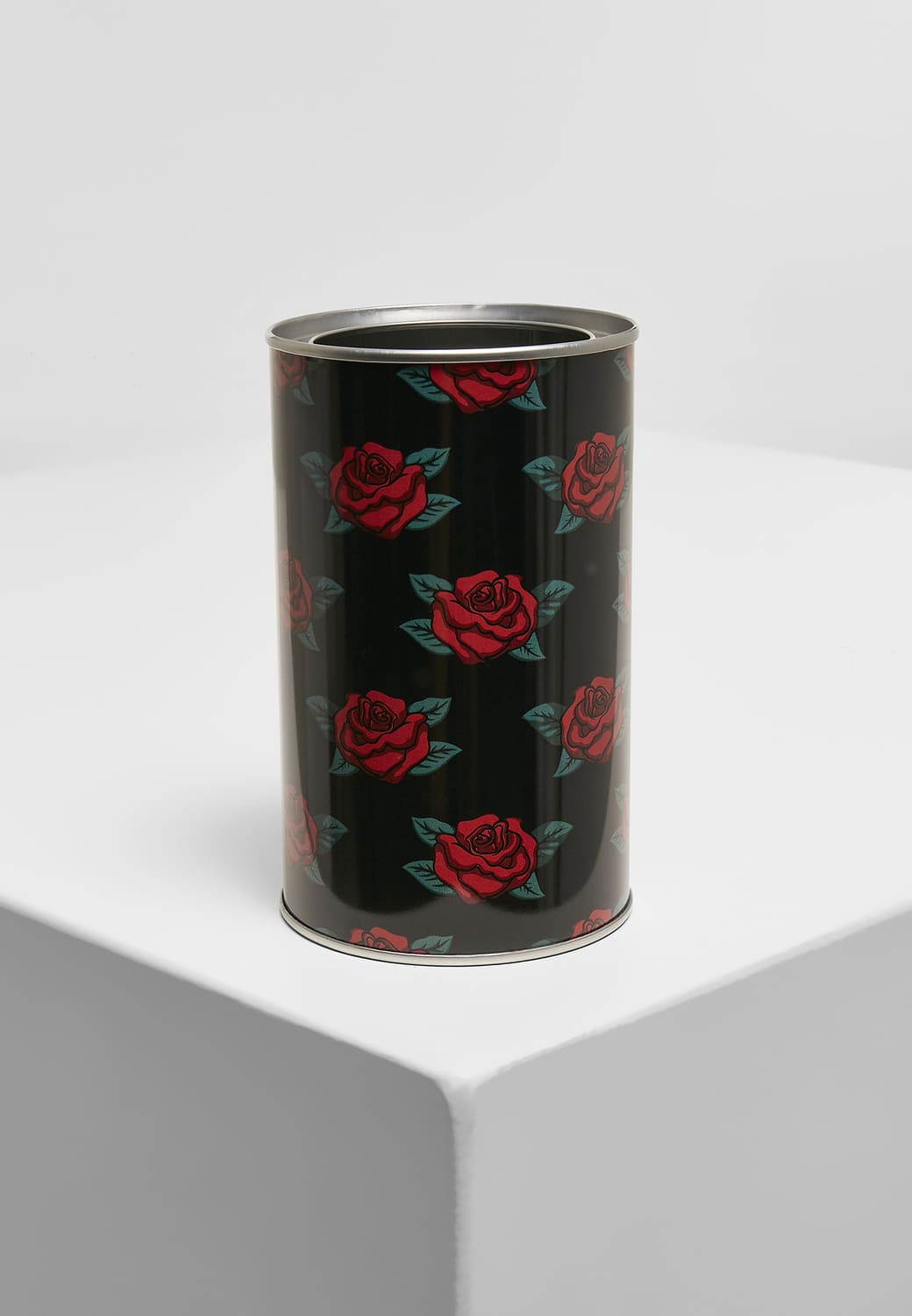 MT2141-02374-0050 Portamatite Roses nero/rosso