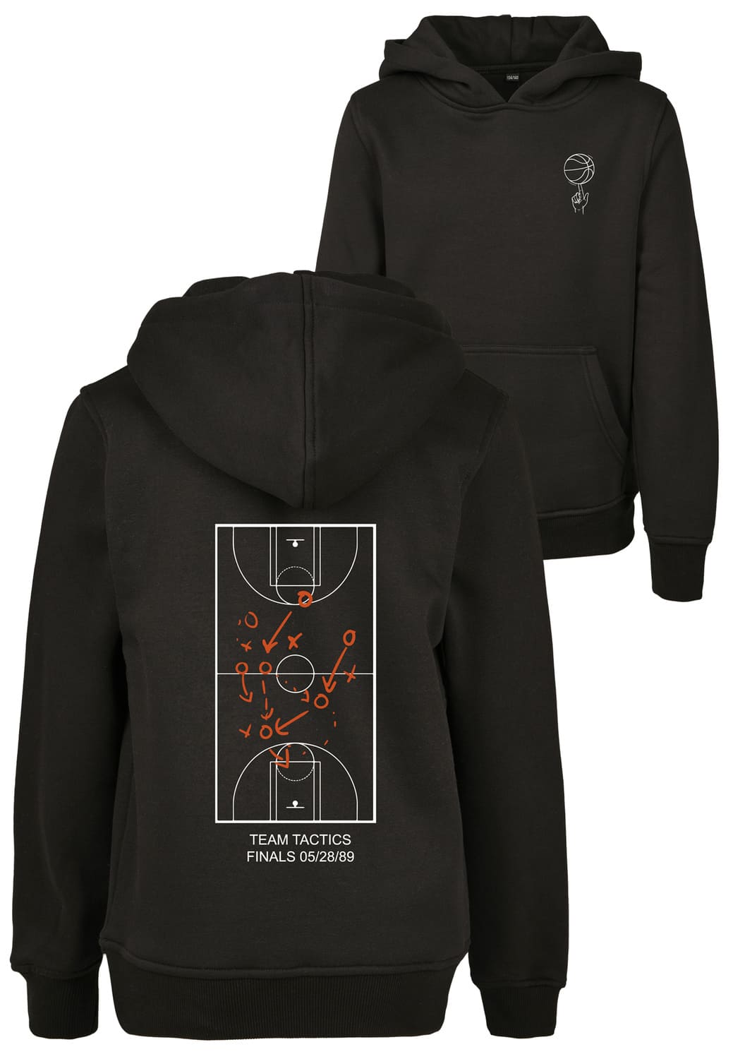 MTK140-00007-0137 Hoody Team Tactics bambini nero 158/164