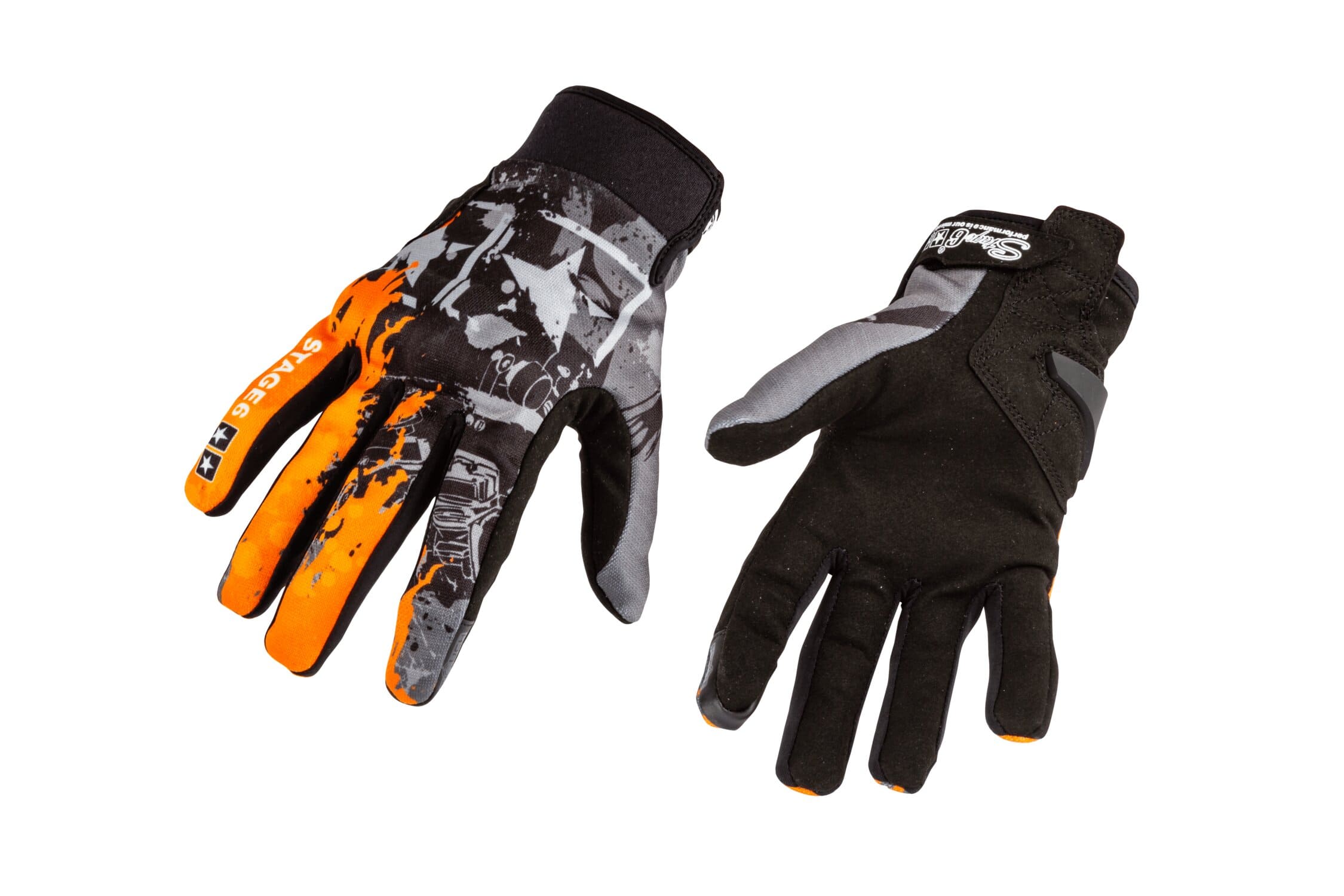 S6-0861/XL Stage6 Street Gloves Orange XL