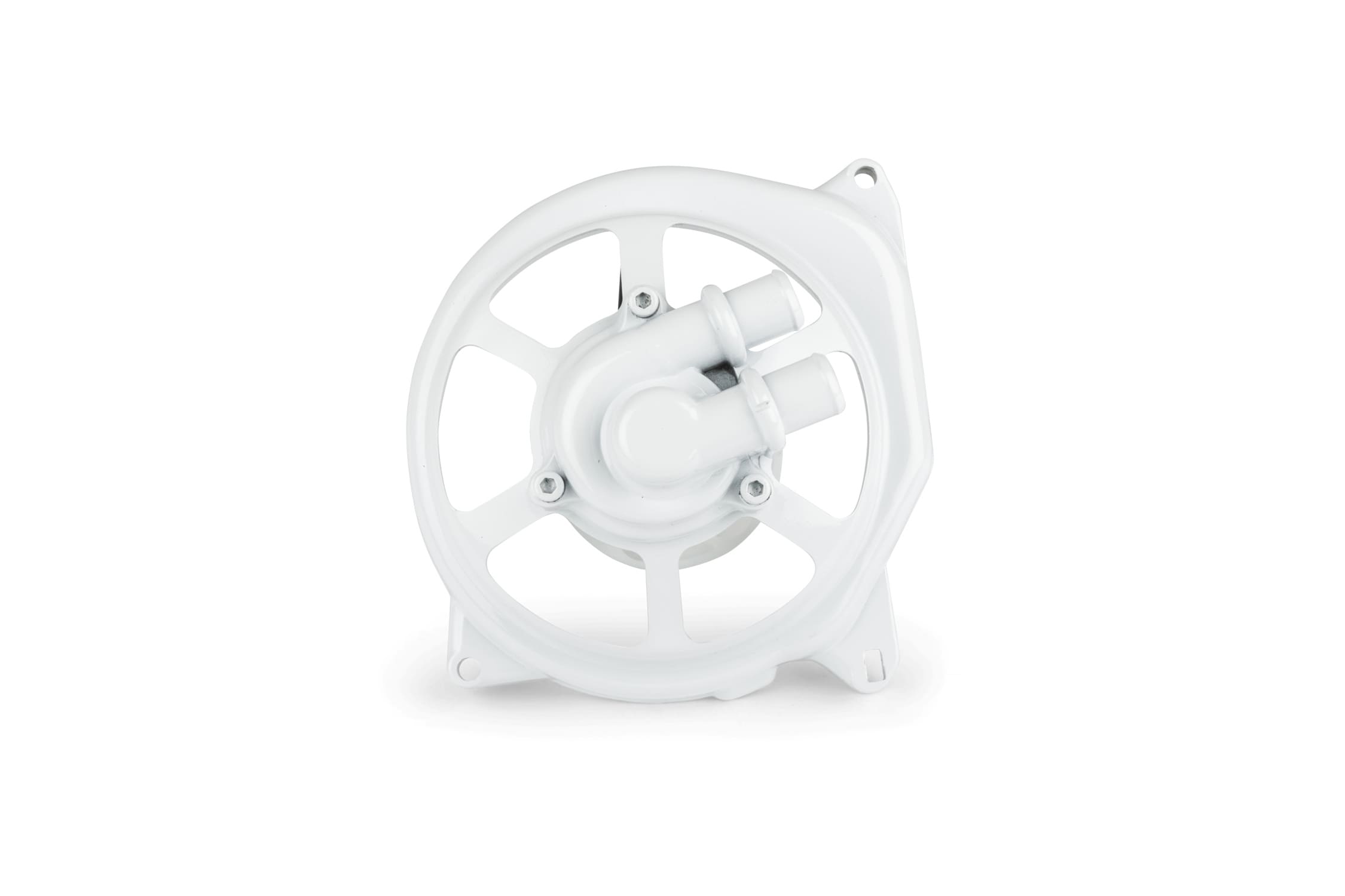 STR-500.51/WH Coperchio Pompa Acqua STR8 EXTREME CUT, Minarelli LC, incl. Cuscinetti, bianco, COD: STR-500.51/WH