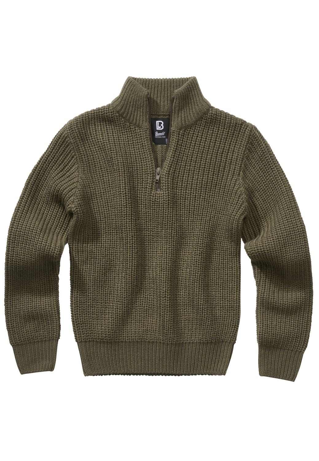 BD6018-00176-0275 Maglione marine troyer bambini Brandit oliva 170/176