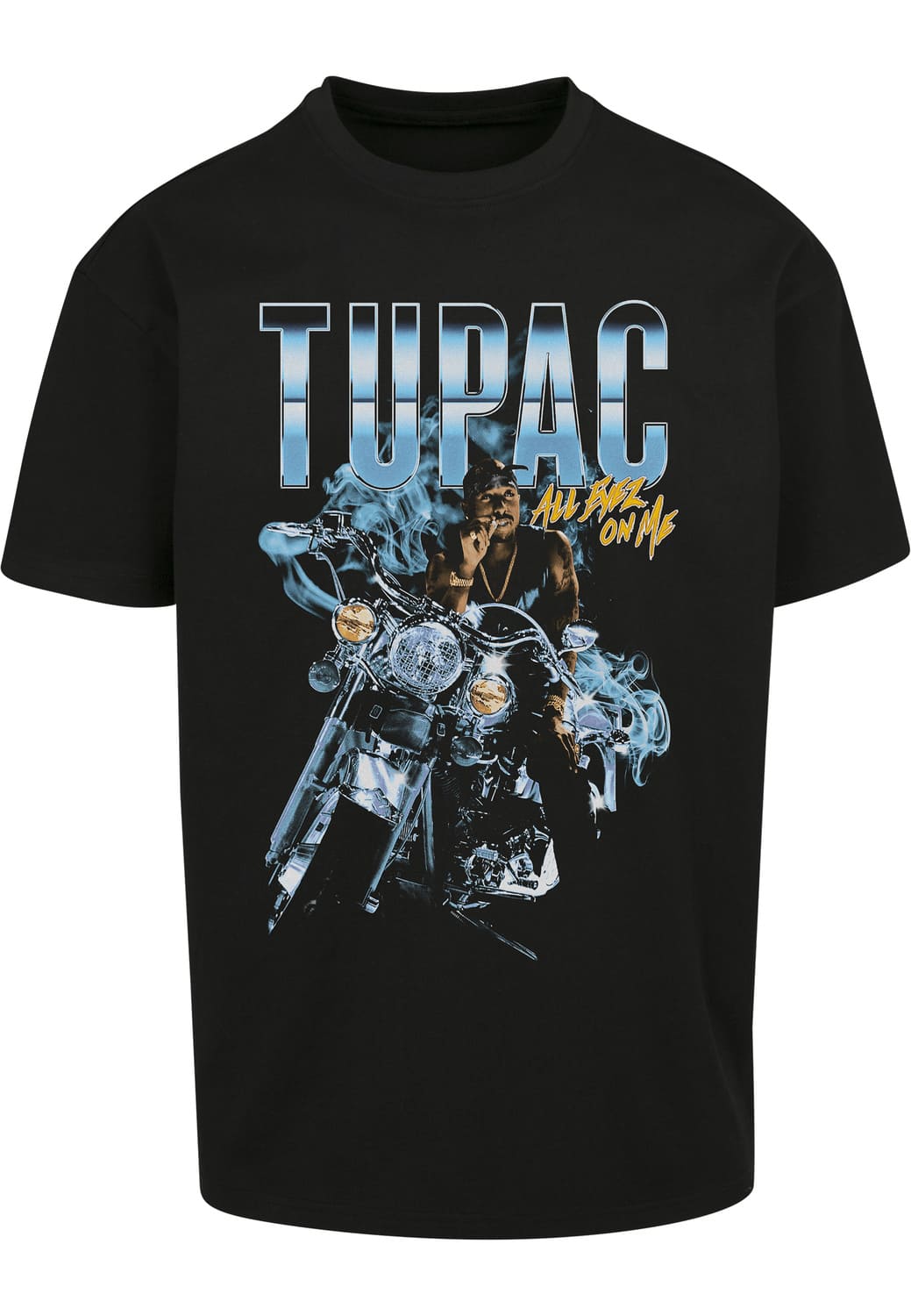 MT1888-00007-0060 T-shirt Tupac All Eyez On Me Anniversary Oversize nero XXL