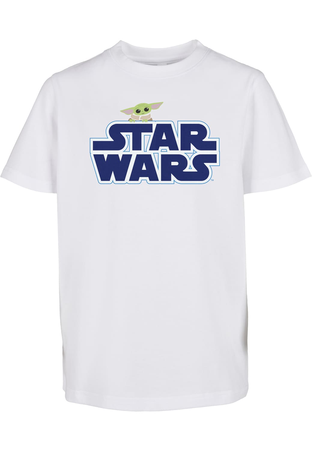 MTK146-00220-0137 T-shirt Star Wars blu Logo bambini bianco 158/164