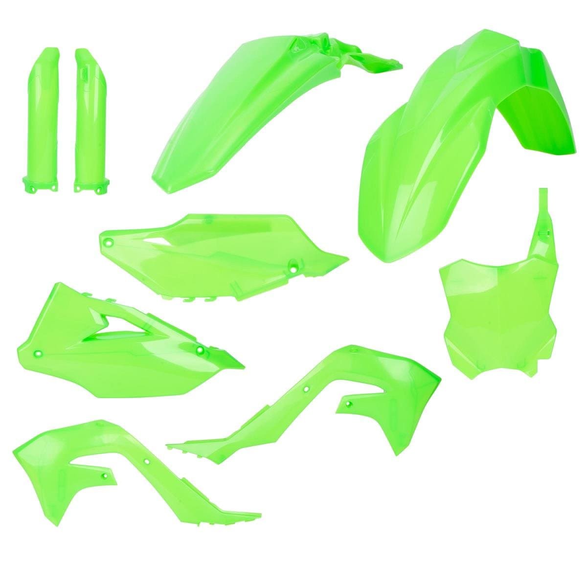 POL-91025 Kit Carena Polisport verde lime Kawasaki KX450, COD: POL-91025