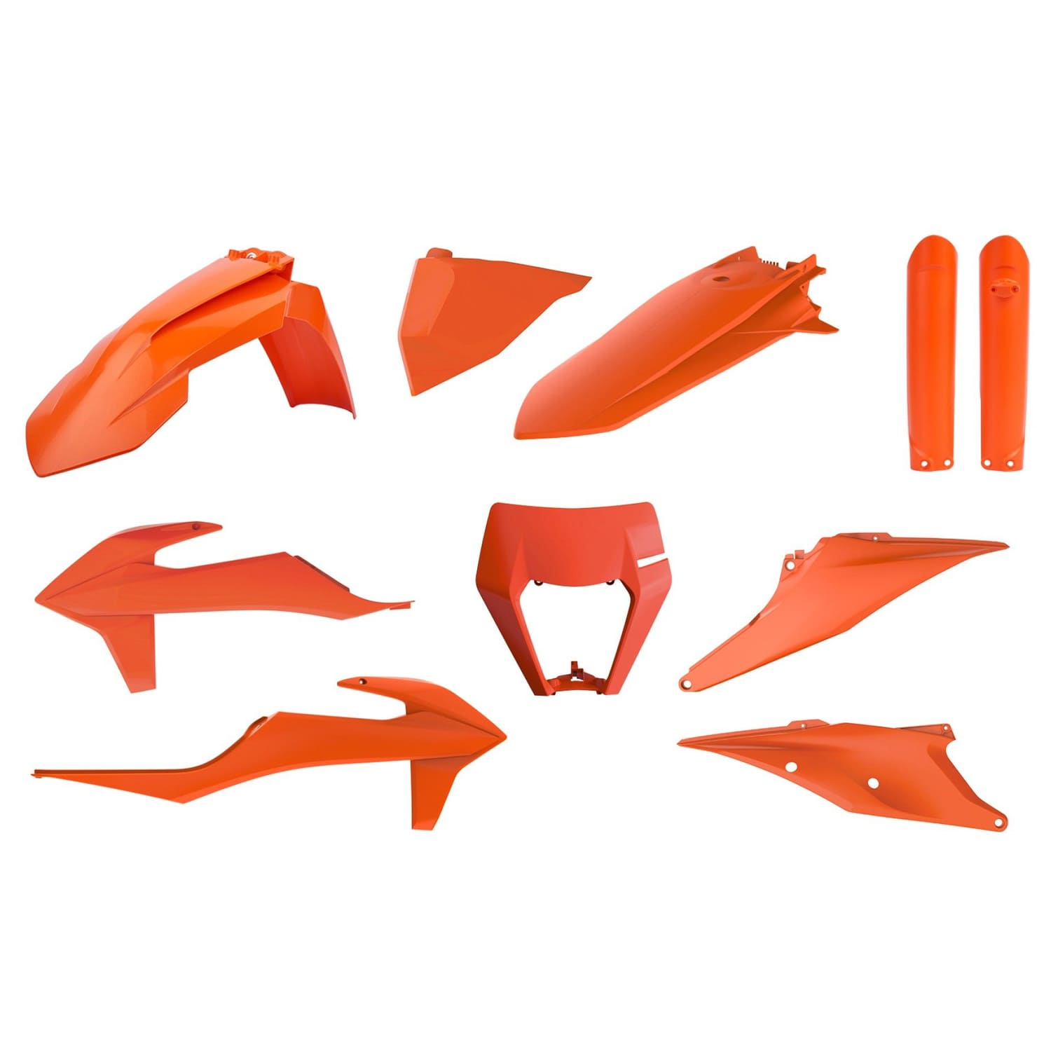 POL-91041 Kit Carena Polisport arancione KTM XC-W / EXC, COD: POL-91041