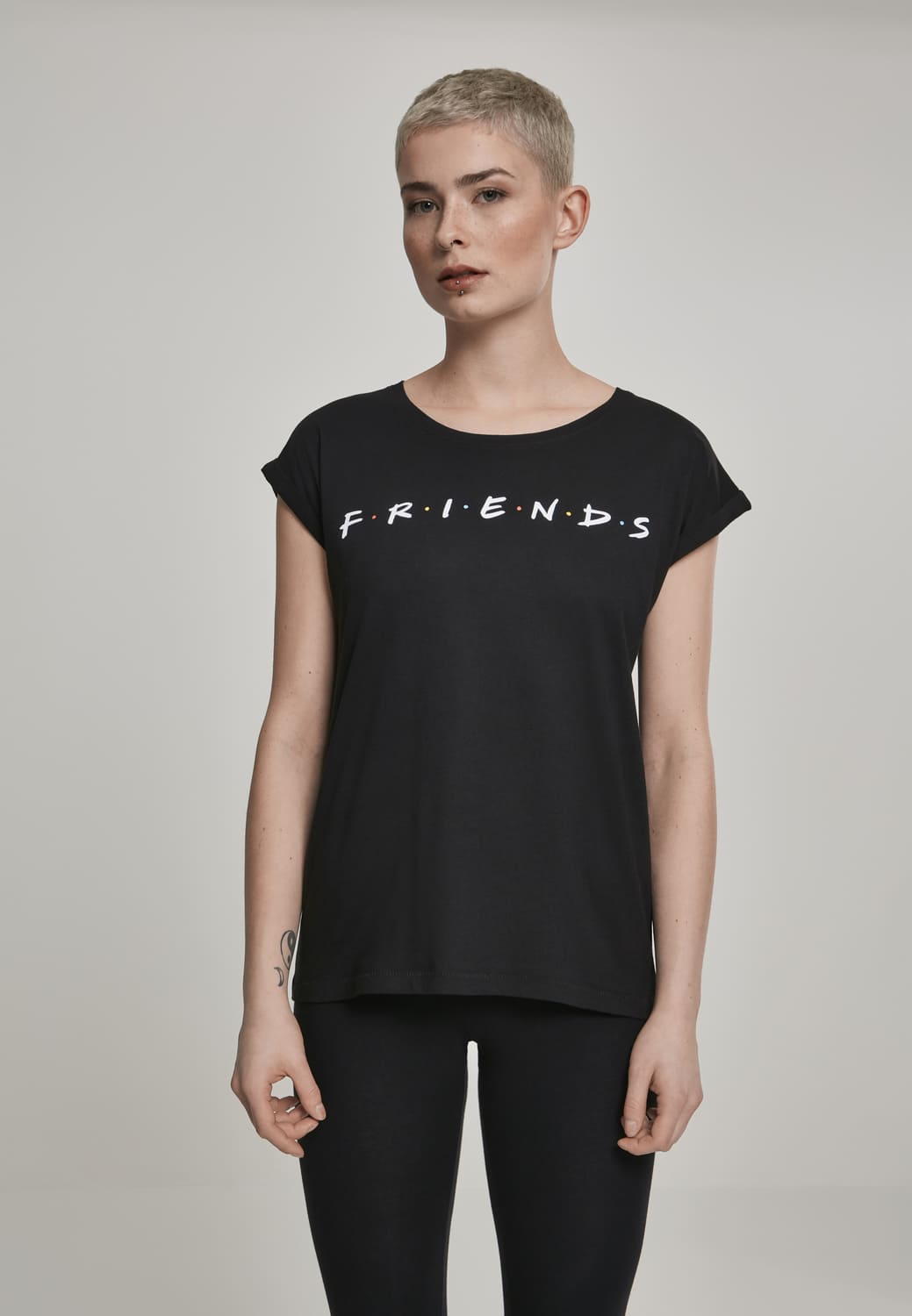 MC331-00007-0060 T-shirt Friends Logo donna nero XXL