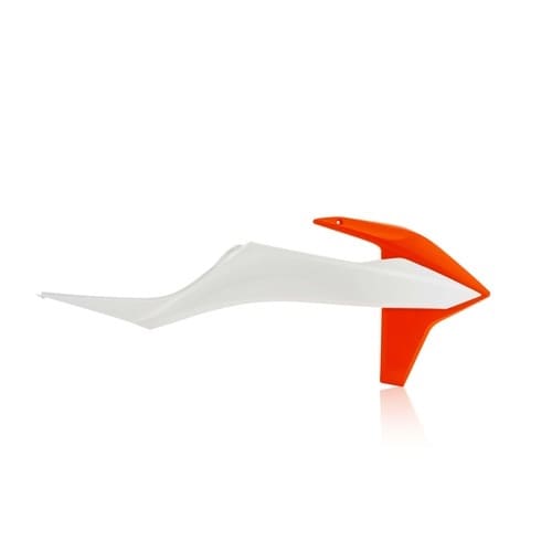 POL-8667300003 Carene laterale anteriore Polisport arancione / bianco KTM SX / SX-F, COD: POL-8667300003