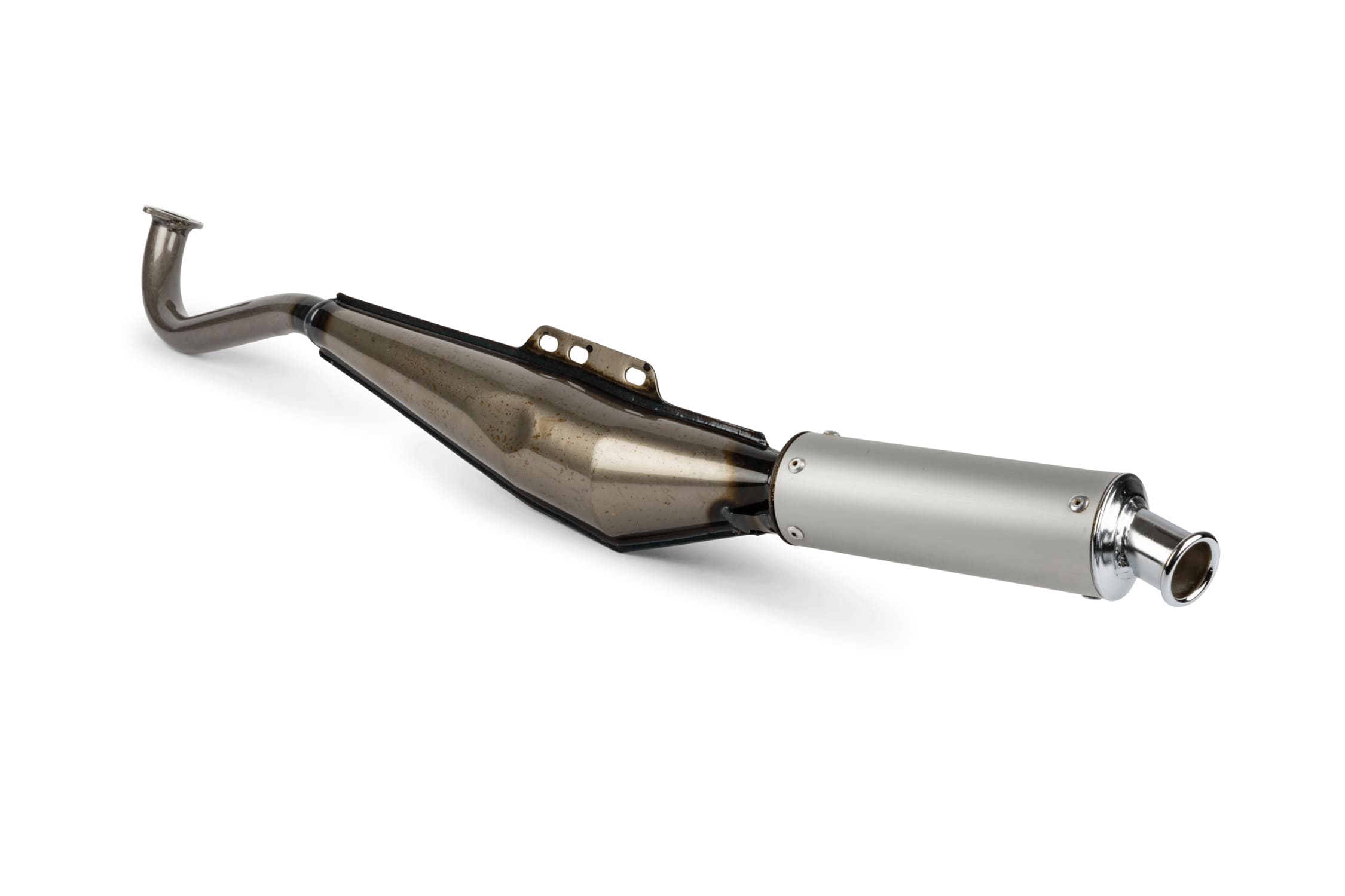 MOF-29661 Marmitta Tecno verniciato silenziatore alluminio Puch Maxi (E-Pass / CE), COD: MOF-29661