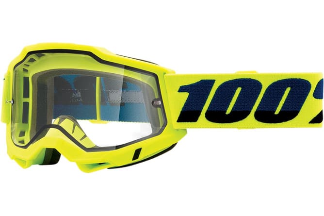 HDP26012847 100% Accuri 2 ENDURO Cross Mask Transparent Yellow