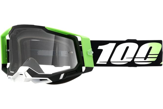 HDP26013072 Maschera cross 100% Racecraft 2 KALKUTA trasparente, COD: HDP26013072