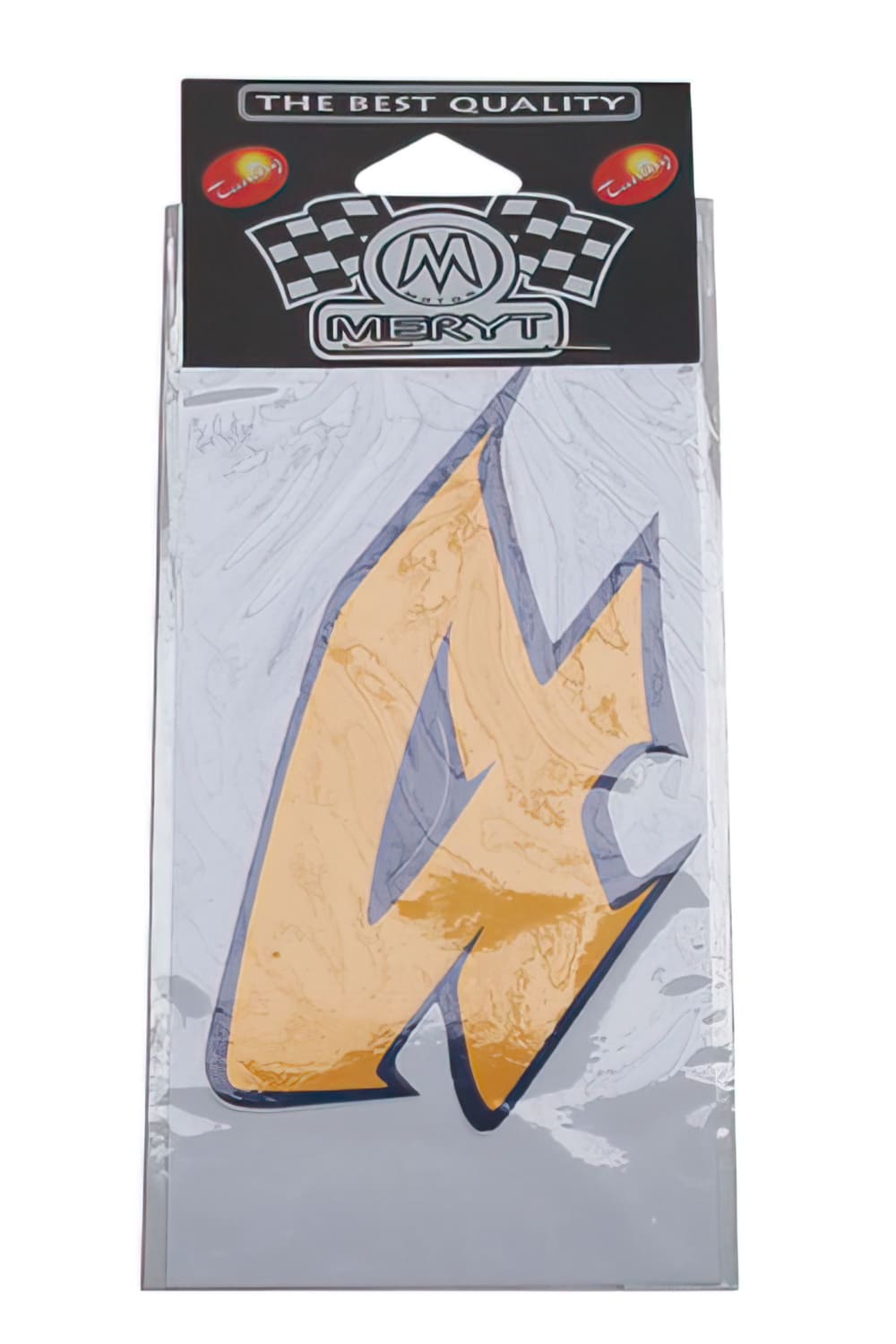 STICK-1287 Adesivo Nummero “4” giallo (h. 9 cm), COD: STICK-1287