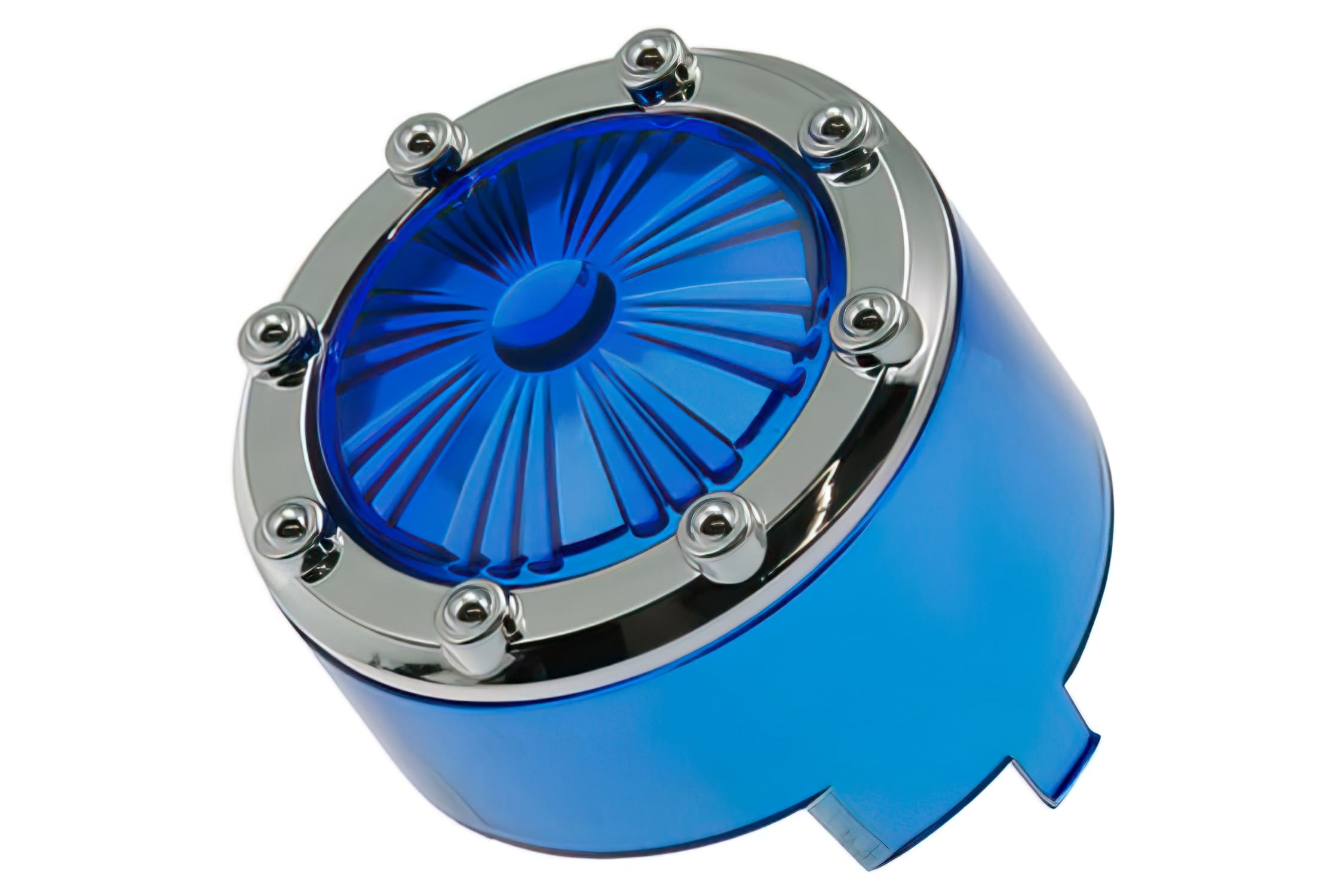 STR-650.99/BL Lenta Taillight STR8, round, Peugeot Speedfight 2 / Squab / Aprilia SR50 blue