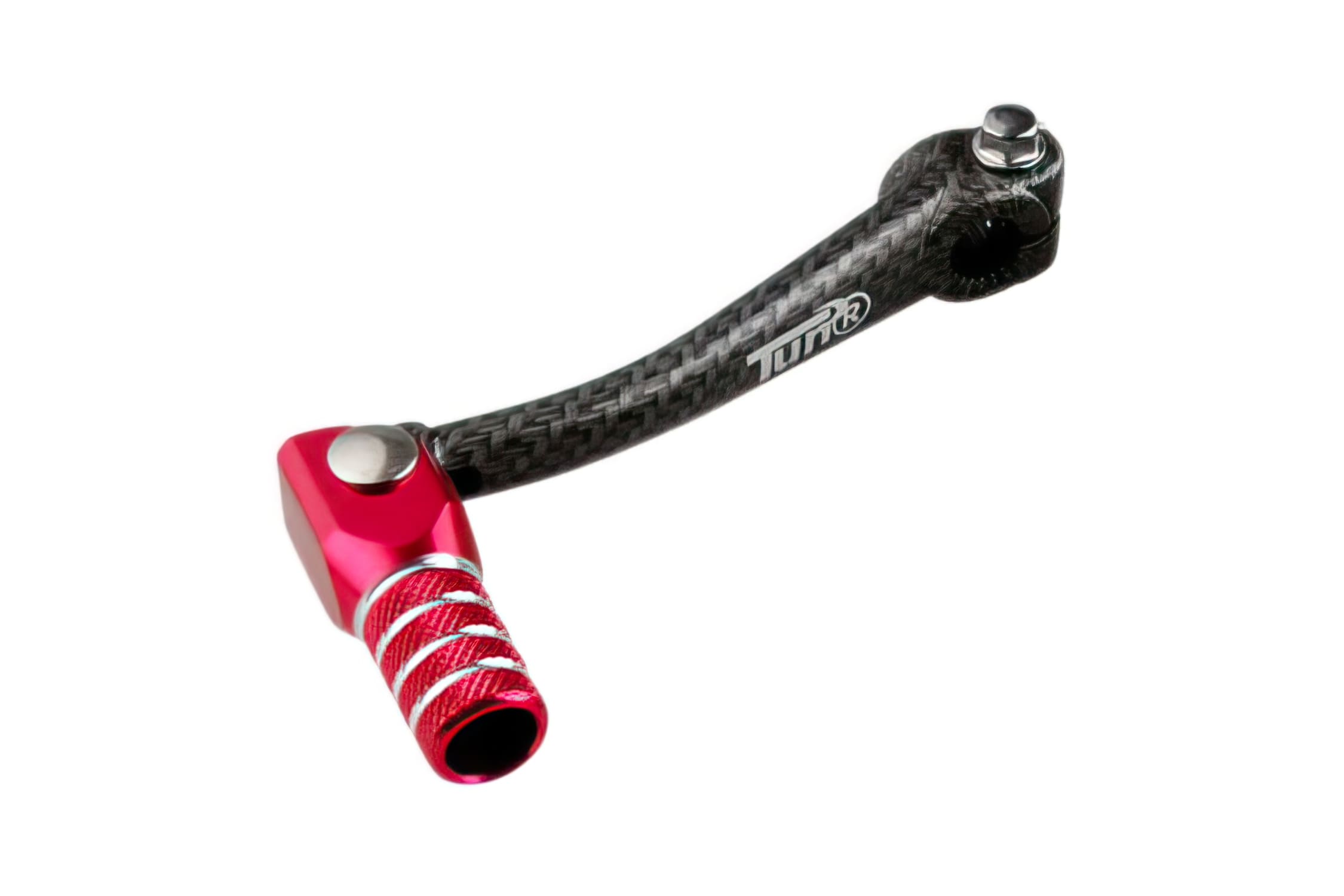 CGN462124 Minarelli AM6 Gear Shifter, Matt Carbon / Red