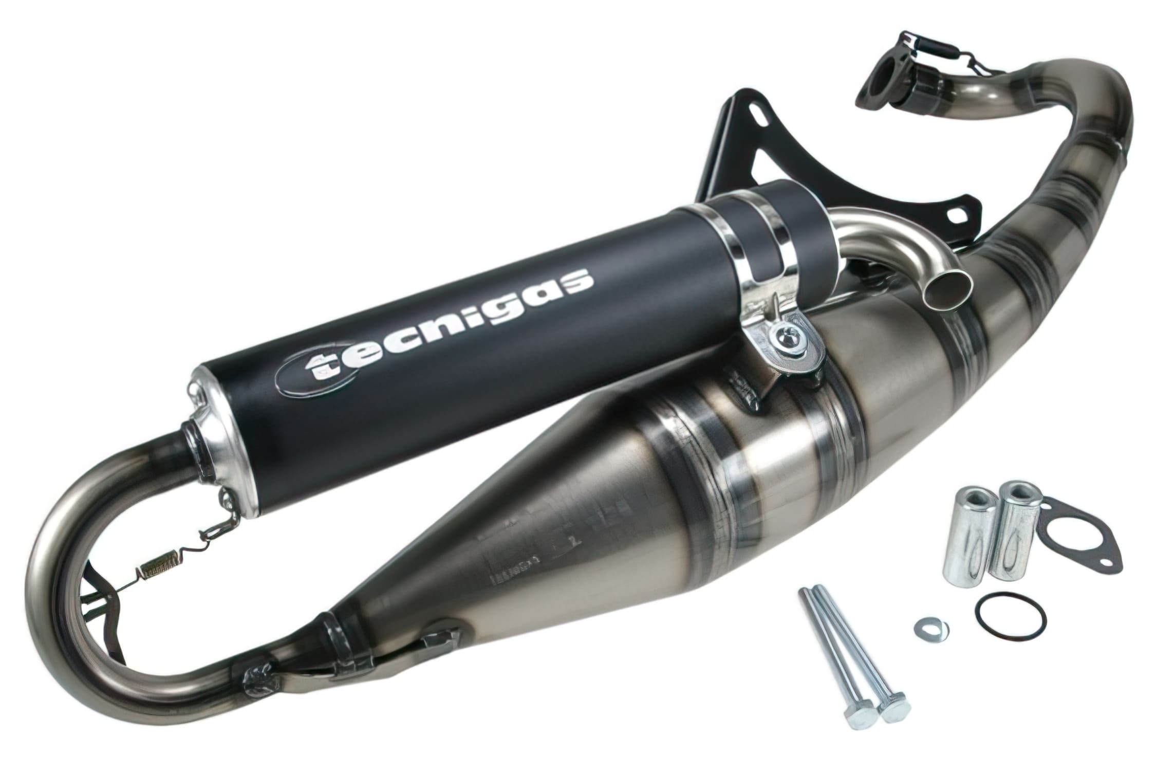 TG061014031 Tecnigas TRIOPS muffler, Piaggio, with approval