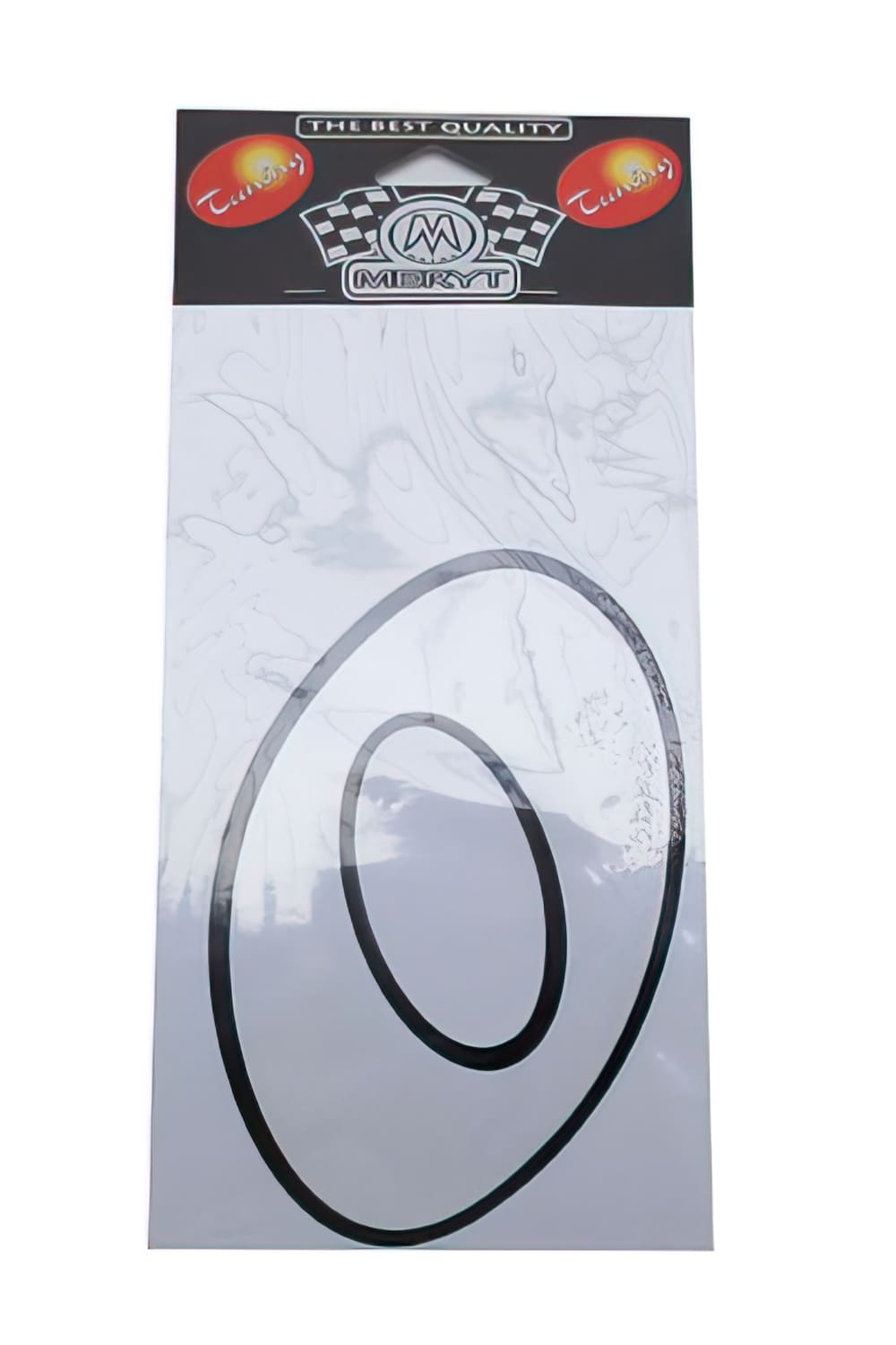 STICK-1266 Adesivo Nummero “0” bianco (h. 13 cm), COD: STICK-1266