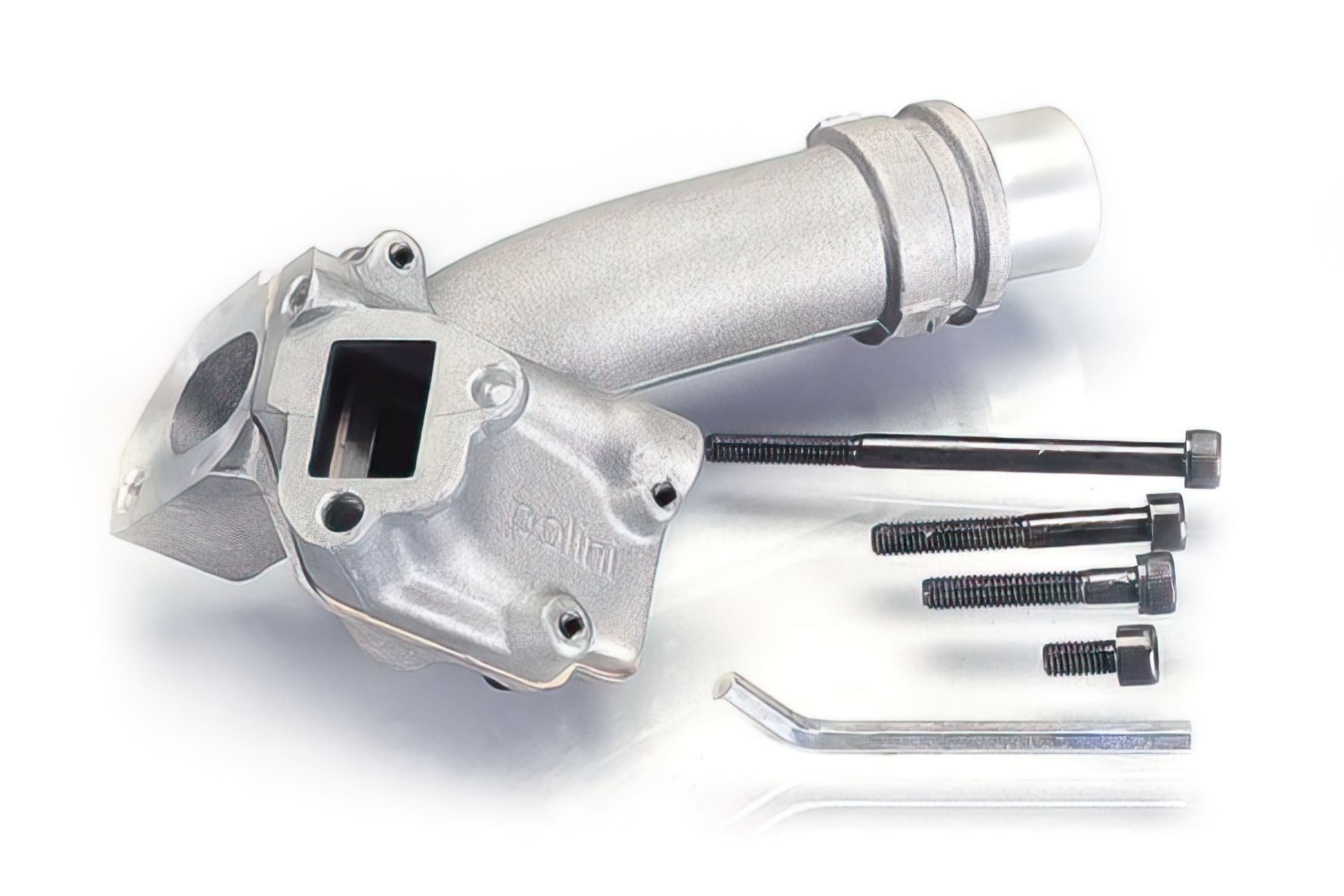 P215.0291 Collettore Polini Doppia Aspirazione, d=24mm, Vespa PK 50 / PK 125, COD: P215.0291